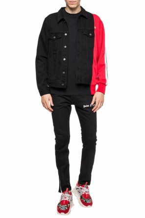 Denim jacket with sweatshirt effect, zdjęcie 2 Denim jacket with sweatshirt effect od Palm Angels